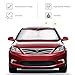 GHB Full Car Sun Shade Folding Silvering Reflective Car Window Sun Shade Visor Shield Cover