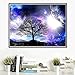 5D Diamond Painting,Rhinestone Diamond Embroidery Paintings Pictures DIY Paint with Diamonds Arts Craft for Home Wall Christmas Decor 30 x 40 cm Full Drill (Tree 2pcs)