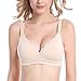 Nursing Bras One Cup Lace Edge Cotton Seamless No Rims Button Adjustment Women's Maternal Postpartum Bra