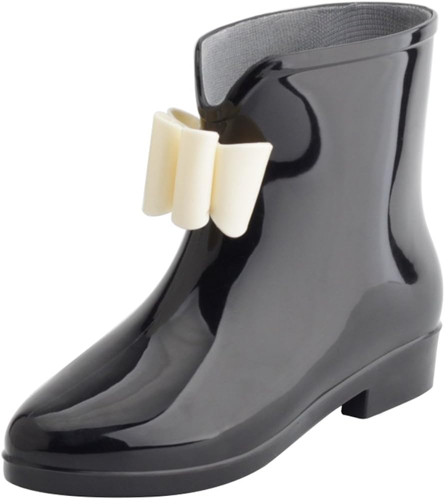 cute rain boots with bows