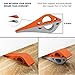 Wundermax Door Stoppers - Pack of 4 Rubber Door Wedge for Carpet, Hardwood, Concrete and Tile - Home Improvement Accessories - Multicolored