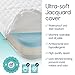 Tri-fold Pack n Play Mattress Pad with Firm (for Babies) & Soft (Toddlers) Sides | Portable Foldable Playard Mattress, Playpen Mattress for Pack and Play Crib | Includes Carry Case