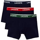 Lacoste Men's Long Stretch Cotton Jersey Boxer Brief 3-pack