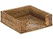KOUBOO La Jolla Rattan Napkin Holder – Decorative Napkin Holder for Dining Table, Kitchen Counter, Bathroom – Rustic Wicker Tray for Paper Napkins, Honey Brown, 7.5