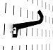Wall Control 3-1/2in Reach Curved Tip Slotted Hook Pack - Slotted Metal Pegboard Hooks Pegboard and Slotted Tool Board - Black