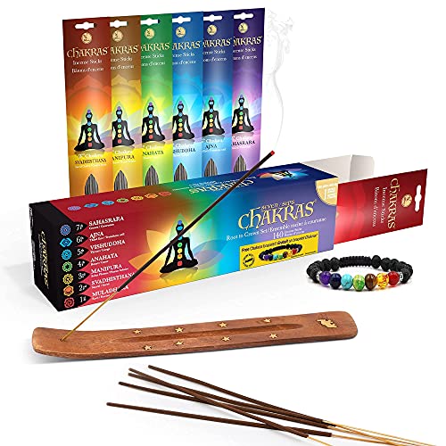 Chakras Incense Sticks, Perfect For Meditation, Reiki, Yoga, Relaxation