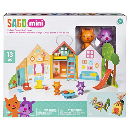 Sago Mini Jinja's House Portable Playset, for Ages 3 & Up, 2018