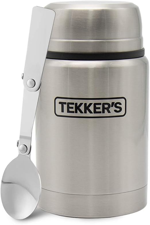 thermos flask with spoon