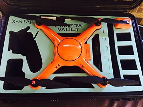 Camera Vault Autel Robotics XStar Props On Travel Case-Black Seahorse Case with Black Foam Insert