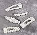 Beautifultracy 5 Pieces Hair Barrettes Hair Pins Decorative Wedding Bridal Artificial Pearl Hairpins Handmade Bridesmaid Hair Clips Hair Accessories for Women Ladies Girls