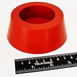 (1) 3.25" x 4.0" #15 High Temp Silicone Rubber Powder Coating Paint Masking Plug - Fits 30 Ounce YETI, RTIC, OZARK Cups and Stainless Tumblers