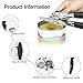 Can Opener Manual Can Opener Smooth Edge 1Anberi Can Openers for Seniors with Arthritis Stainless Steel Sharp Blade Bottle Opener, Easy Turn, Ergonomic Designed Handle, Cool Kitchen Gadgets