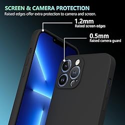 WOGROO for iPhone 12 Pro Case Black, Scratch