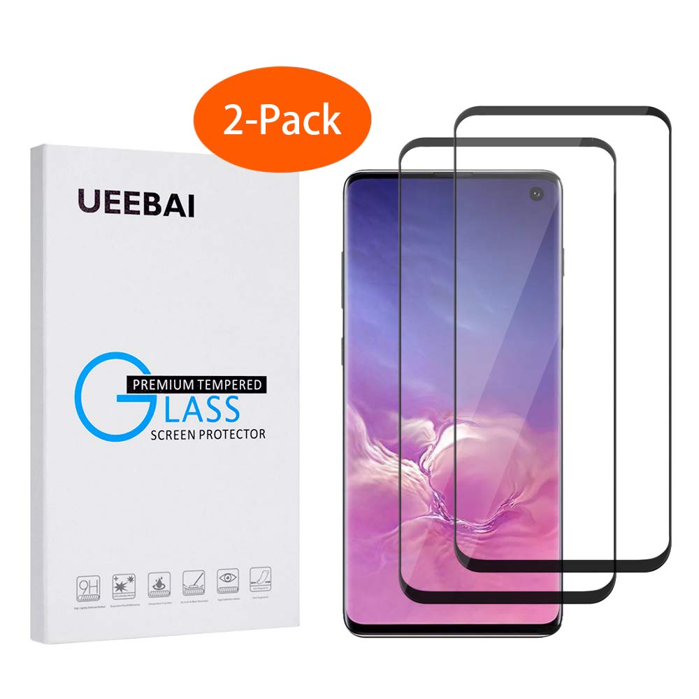UEEBAI 2 Pack Screen Protector for Samsung Galaxy Note 20, [Full Coverage] Premium 9H Tempered Glass Screen Protector Case-Friendly Shatterproof Anti-Scratch Easy Installation Protective Film - Black