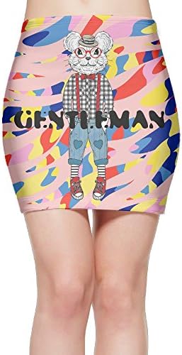 G MINIskirt Mouse Women High Waist Slim Short Skirt
