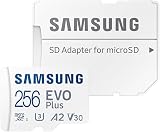 Samsung EVO Plus 256GB MicroSDXC UHS-I U3 V30 130MB/s Card + Adapter view 4