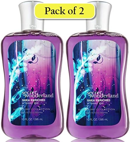 Bath & Body Works Shea Enriched Shower Gel, Secret Wonderland, 10 oz (Pack of 2)