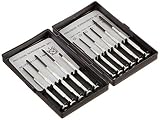 Trisonic TRISONIC11 Piece Precision Screwdriver Kit Phillips/Cross & Flat/Slot/Slotted Head Set, Small, 11 Piece