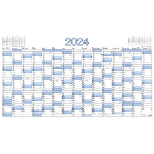 Poster Calendar 15 Mon Pack of 5 Rolled