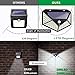Solar Lights Outdoor, Solar Powered Motion Sensor Lights 100 LEDs Outdoor Waterproof Wall Light Night Light with 3 Modes with 270° Wide Angle for Garden, Patio Yard, Deck Garage, Fence - 2 Pack