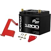 UTV Stereo 12V Sealed AGM Dual Battery Kit for Can-Am Maverick X3 | 1200 CA, 55AH | Add a Second Auxiliary Battery | SXS Powersports Non-Spillable, Maintenance-Free | Ships 100% Charged