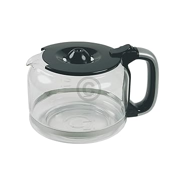 Unold 2873640 ORIGINAL Glaskanne Kanne Kaffeekanne Krug 4-12 Tassen 208mmØ 133mm für Mühle 28736 Kaffeemaschine Filterkaffeem