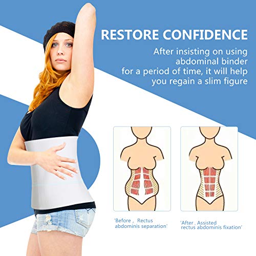 Abdominal Binder Post Surgery for Men and Women, Postpartum Tummy Tuck
