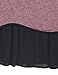 Timeson Women's Short Sleeve Pleated Chiffon Hem Loose T-Shirt Tunic Dress (Large, Wine)