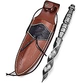 Dessi Damascus Steel blade Knife - Camping Hunting Hiking Outdoor