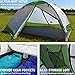 Hyke & Byke 1 Person Backpacking Tent with Footprint - Lightweight Yosemite One Man 3 Season Ultralight, Waterproof, Ultra Compact 1p Freestanding Backpack Tents for Camping and Hiking (Forest Green)