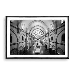 Framed Canvas Wall Art Rock and Corridor Canvas Prints Home Artwork Decoration for Living Room,Bedroom - 16x24 inches
