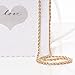 Lifetime Jewelry 3MM Rope Chain, 24K Gold with Inlaid Bronze Premium Fashion...