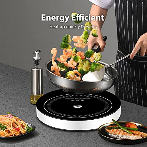 Induction Cooktop, Easepot 1800w Countertop Induction Burner 13‘’ Hot