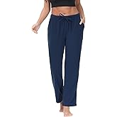 COZZIPLUS Women Fleece Pants, Lightweight Polar Fleece Lounge Sweatpants for Women, Straight Leg Pajama Pants with Pockets