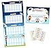 Potty Training Reward Chart - Multicolored Star Stickers Show Learning Progress - Interactive Toilet Training for Toddlers and Children - Great for Boys and Girls
