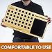BambooEco Premium Bamboo Lap Desk - Portable Laptop Stand & Desk Board Slate for MacBook - Smartphone Docking Slot - Built-In Mousepad - Air Ventilation - 100% Eco Friendly - Includes Carry Tote Bag.