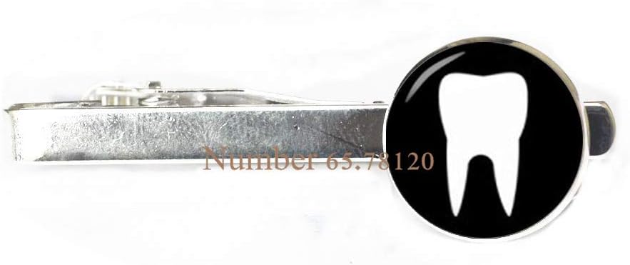 Tooth Tie Clip-Dentist Jewelry-Dental Hygenist Gift-Molar Tie Clip-Dental Gifts,BV285 (V1)