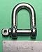 US STAINLESS Stainless Steel 316 Forged D Shackle 3/8