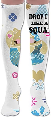 Women's Tube Stockings, Dr Puffer Indica Sativa Knee High Sock Winter Socks For Running,Walking, Hiking