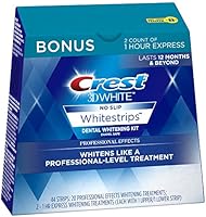 Crest 3D White Professional Effects Whitestrips 20 Treatments + Crest 3D White 1 Hour Express Whitestrips 2 Treatments -...