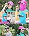 iColor Women Visor Sun Hats Cap Outdoor Anti-mosquito Mask Hat with Head Net Mesh Face UV Sun Protective