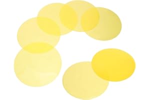 OFFIGAM 10pcs Colored Light Filter Sheets 10cm Adhesive Light Diffuser Film for LED Lamps and Stage Lighting