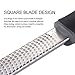 Cheese Grater & Zester, Stainless Steel Blade + Protective Cover - Cheese, Lemon, Chocolate & Vegetables Grater, Simi-Soft,Ergonomically Designed Handle for Comfort (black)