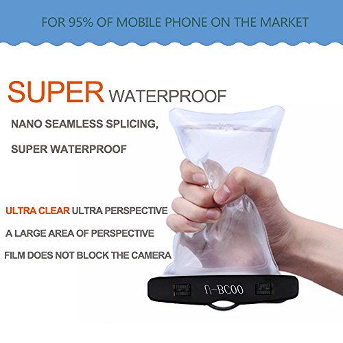 U-BCOO New Pvc Waterproof Case For Kayaking / Ski / Gliding / Boating / Surfing, For Iphone8 / 8 Plus / 7/7 Plus / Galaxy / Google Pixel / Lg / Htc (blue) - Thumbnail 4