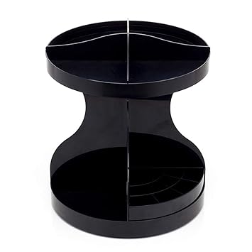 Amazon Com Makeup Organizer Round Countertop Multifunction
