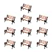 YZ87 10pcs Park Benches Model Train HO TT 1:87 Bench Chair Settee Railway Layout New