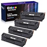 E-Z Ink (TM) Compatible Toner Cartridge Replacement for Canon 104 CRG-104 FX-10 FX-9 to use with FAXPHONE L90 L120 ImageClass D420 D480 MF4350d MF4150 MF4270 MF4370 MF4690 Printer (Black, 4 Pack)