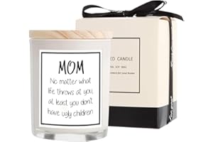 HAOBELL Gifts for Mom from Daughter Son - Best Mom Gifts, Funny Birthday & Mothers Day & Thanksgiving & Christmas Gifts(Vanilla)