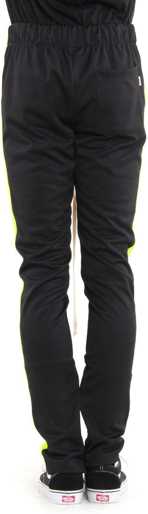 black and green track pants