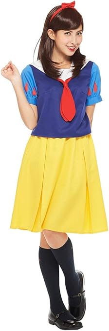 Amazon ディズニー 白雪姫 スクールユニフォーム コスチューム レディース 155cm 165cm コスプレ 仮装 通販